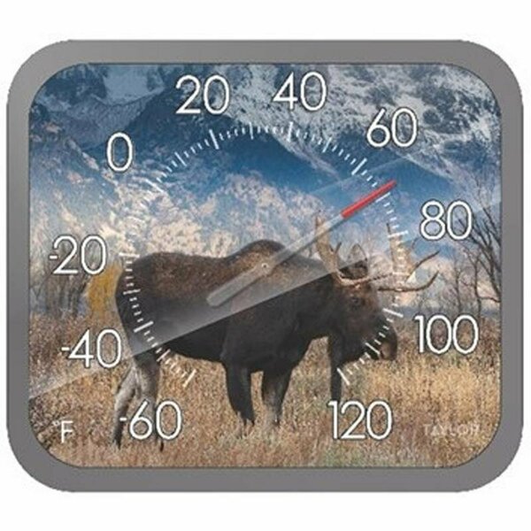 Taylor Moose Dial Thermometer Plastic Multicolored 14 in. 5307064